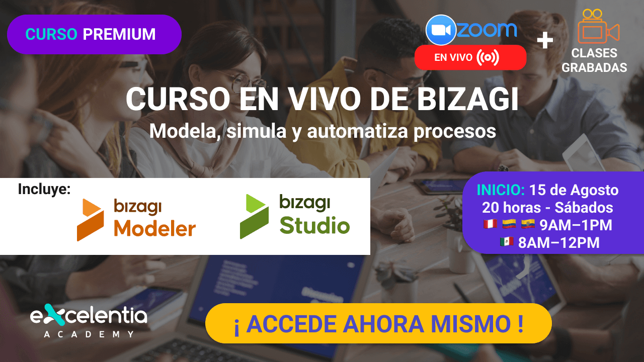 Modela, simula y automatiza procesos con Bizagi