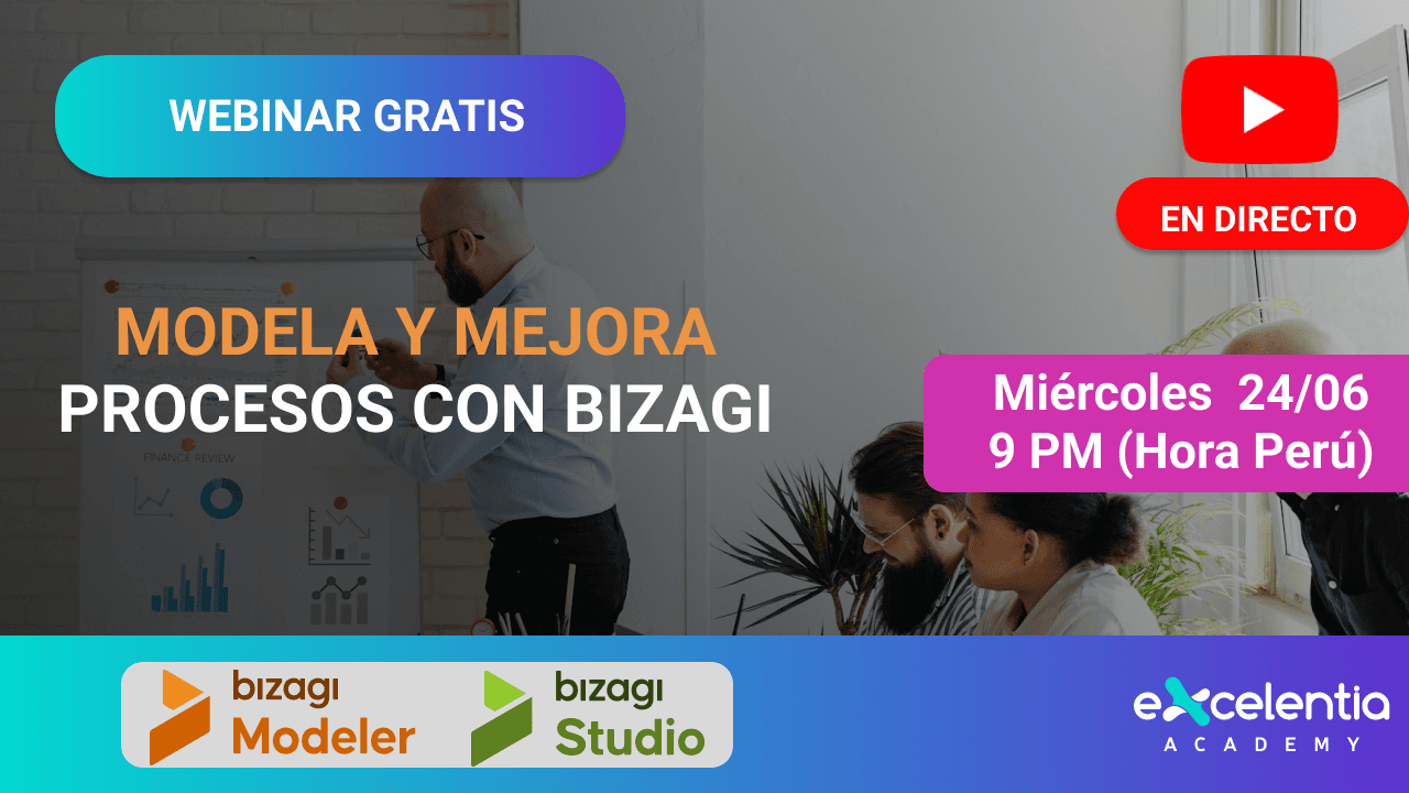 Webinar: Modela y mejora procesos con Bizagi